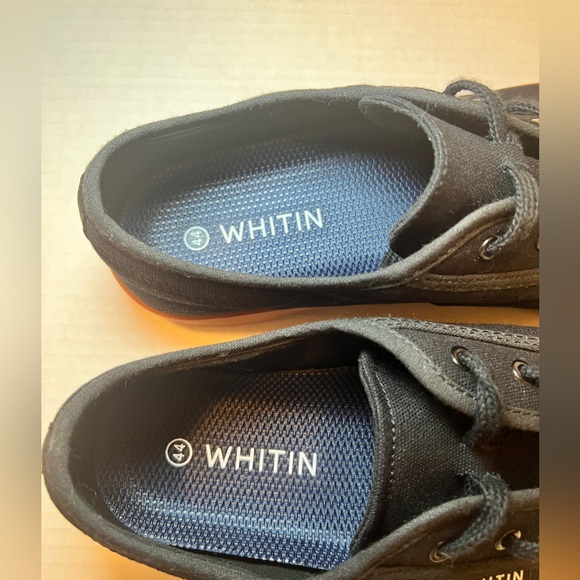 Whitin Black Gum Canvas Minimalist Barefoot Wide Sneakers Men’s Size 10.5 / 11 - Picture 7 of 11
